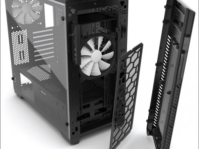 A Computer With A Transparent Wall