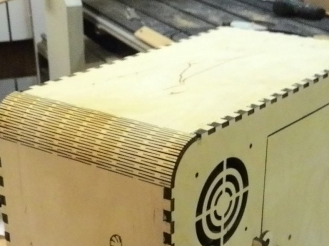 Open Casing For Plywood Computer