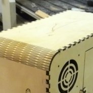 Open Casing For Plywood Computer
